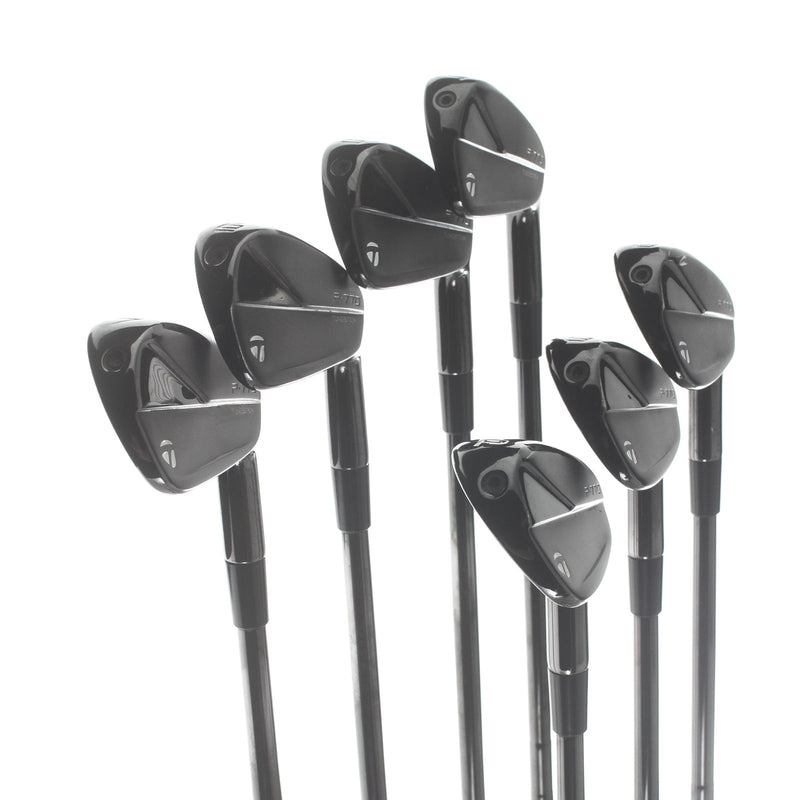 TaylorMade P770 Phantom Black Steel Mens Right Hand Irons 4-PW Stiff - KBS Tour