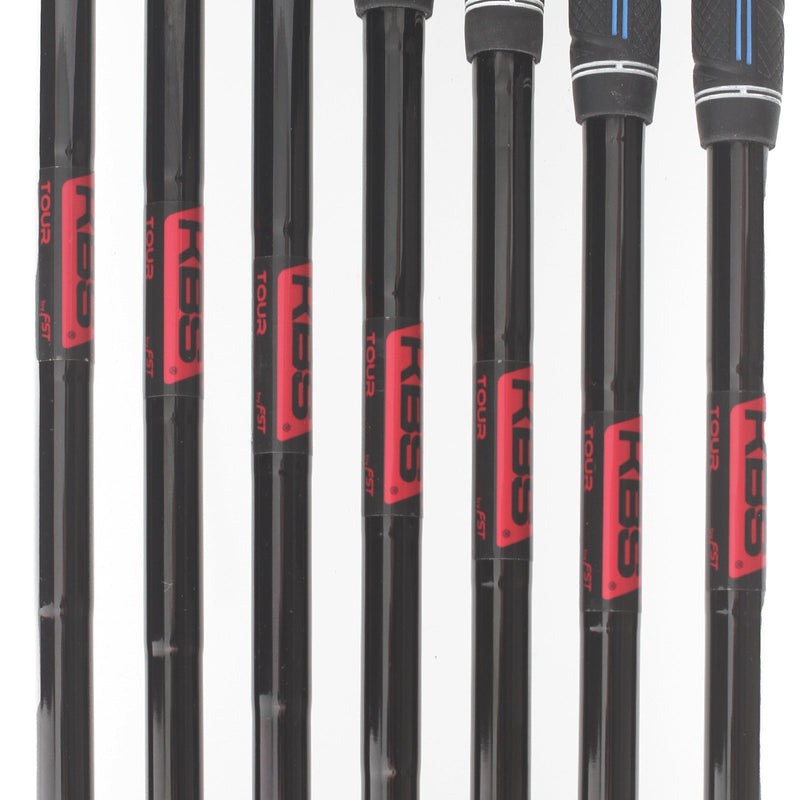 TaylorMade P770 Phantom Black Steel Mens Right Hand Irons 4-PW Stiff - KBS Tour