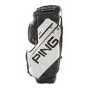 Ping DLX Cart Bag - White/Black/Brown