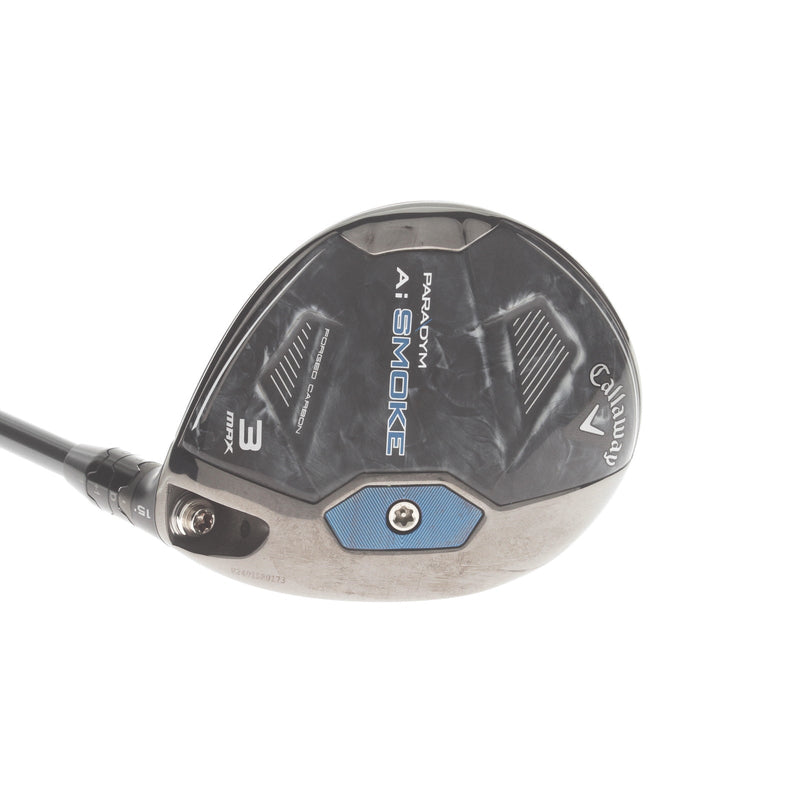 Callaway Paradym Ai-Smoke Max Graphite Mens Right Hand Fairway 3 Wood 15* Standard Extra Stiff - HZRDUS Silver 6.0 60g
