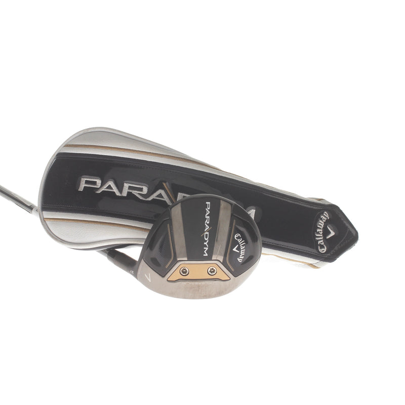 Callaway Paradym Graphite Mens Right Hand Fairway 7 Wood 21* Standard Regular - HZRDUS Silver 5.5 60g