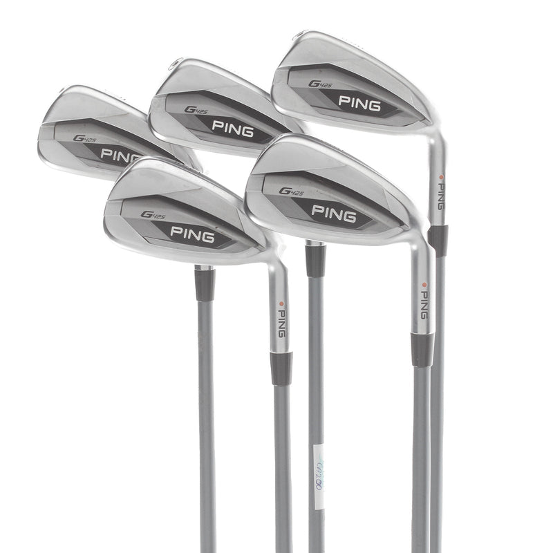 Ping G425 Graphite Mens Right Hand Irons 5-9 Orange Dot 2* Flat Regular - Alta CB AWT