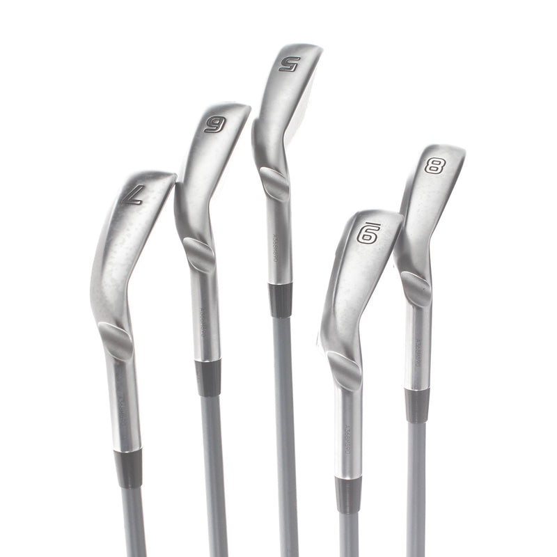 Ping G425 Graphite Mens Right Hand Irons 5-9 Orange Dot 2* Flat Regular - Alta CB AWT