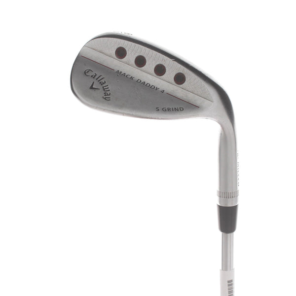 Callaway Mack Daddy 4 Steel Mens Right Hand Lob Wedge 58* 10 Bounce S Grind Stiff - Dynamic Gold 115 S200