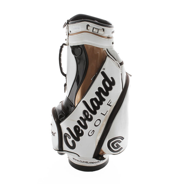Cleveland Cart Bag - White/Black/Tan
