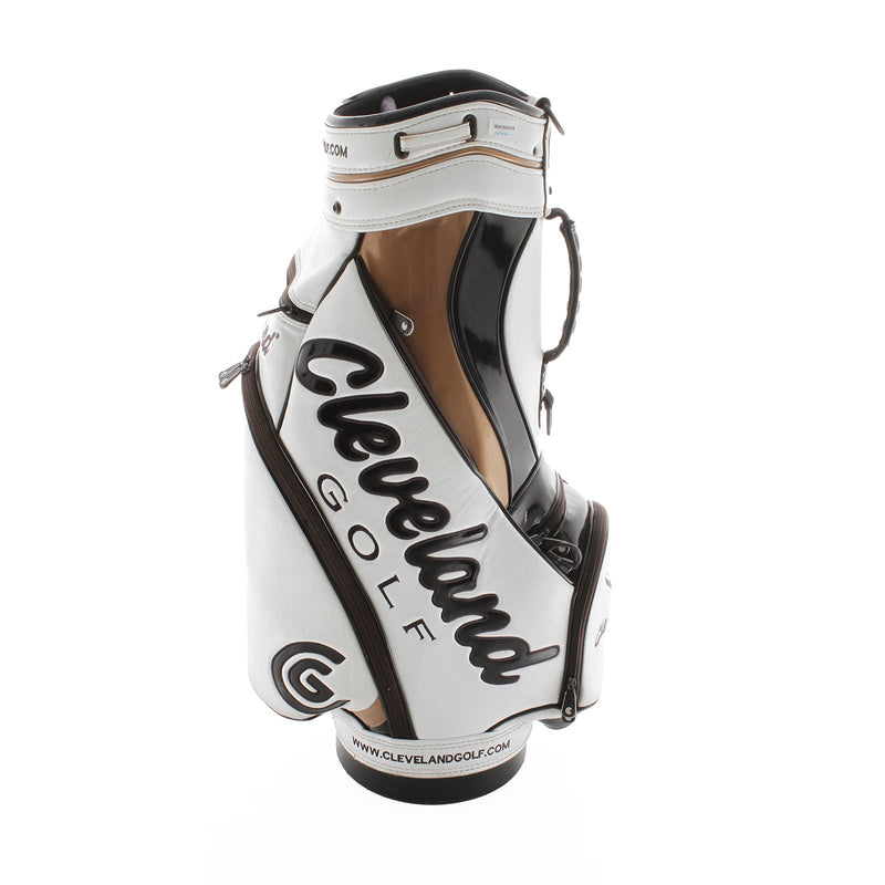 Cleveland Cart Bag - White/Black/Tan