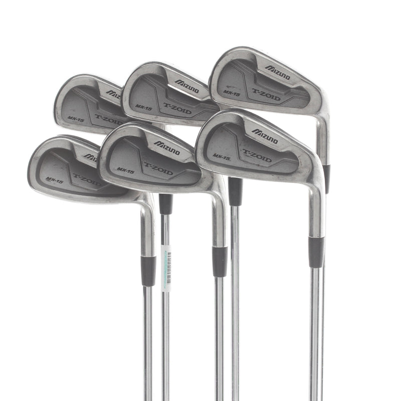 Mizuno MX-15 T-Zoid Steel Mens Right Hand Irons 5-PW Regular - True Temper Release