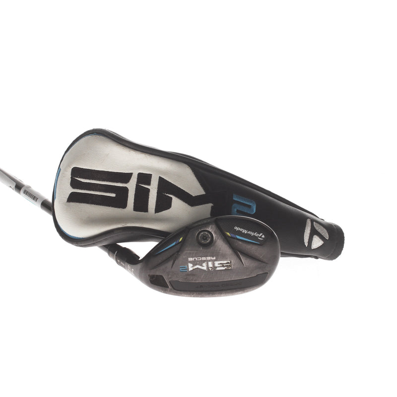 TaylorMade Sim 2 Graphite Mens Right Hand 4 Hybrid 22* Regular - Tensei AV Series Blue 70