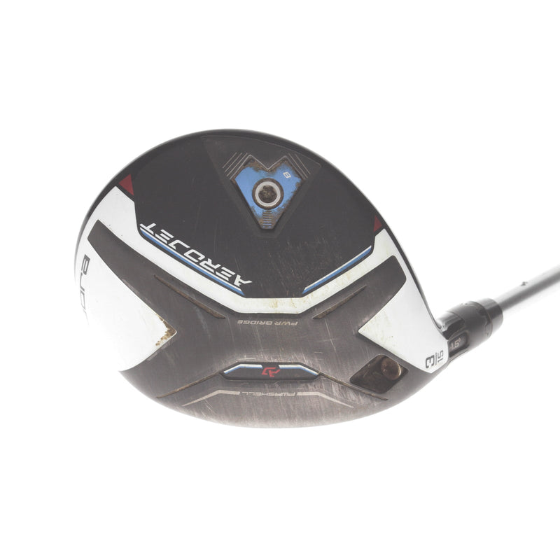 Cobra Aerojet Graphite Mens Left Hand Fairway 3 Wood 15* Stiff - Tensei CK White 70