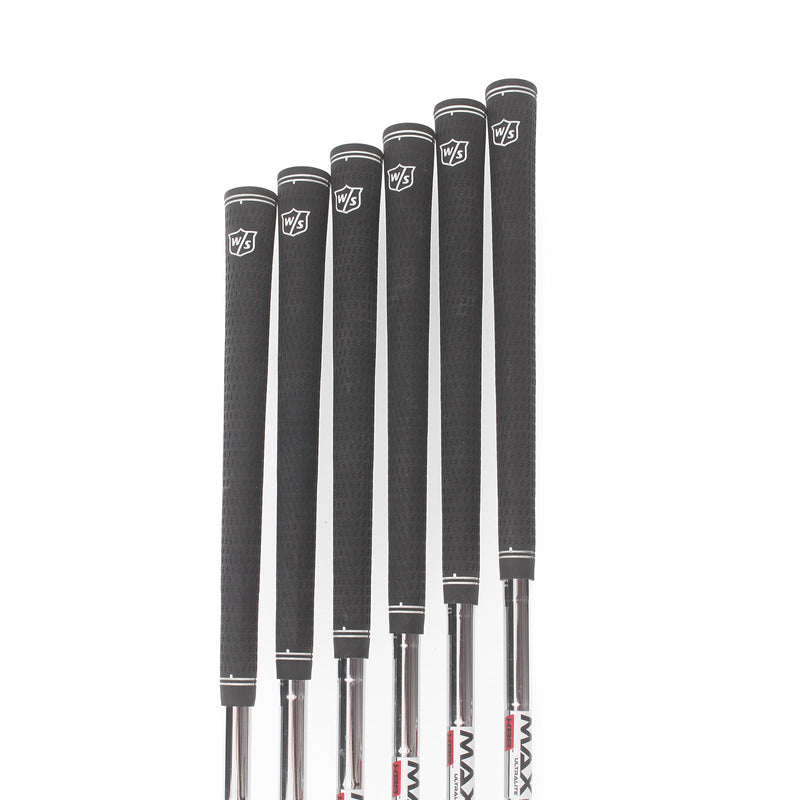 Wilson D9 Steel Mens Left Hand Irons 5-PW Standard Regular - KBS Ultralite