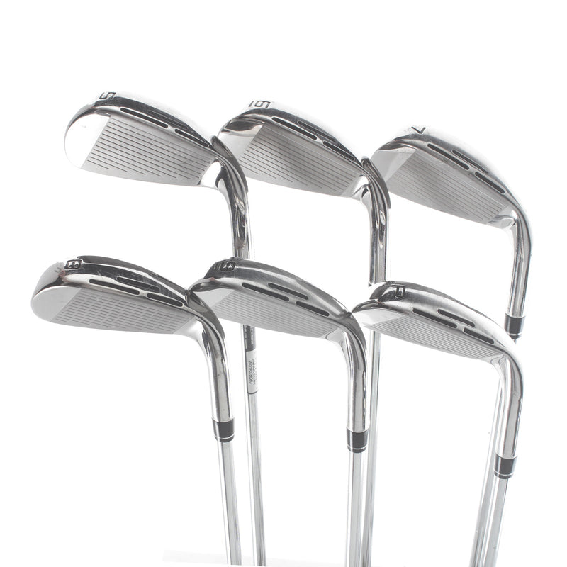 Wilson Dynapower Steel Mens Left Hand Irons 5-PW Standard Regular - KBS Ultralite