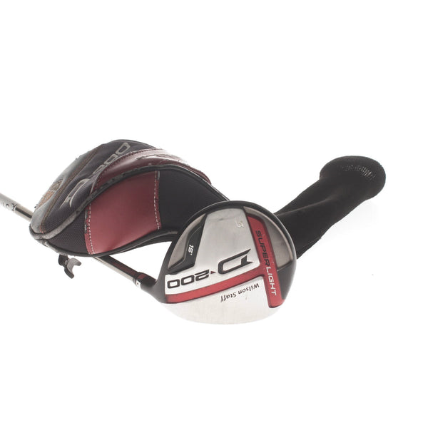 Wilson Staff D200 Graphite Mens Right Hand Fairway 3 Wood 15* Senior - UST Mamiya Elements Chrome 49