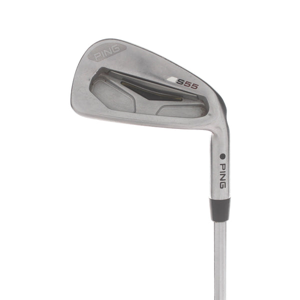 Ping S55 Steel Mens Right Hand 6 Iron Black Dot 30* Stiff - Ping CFS S