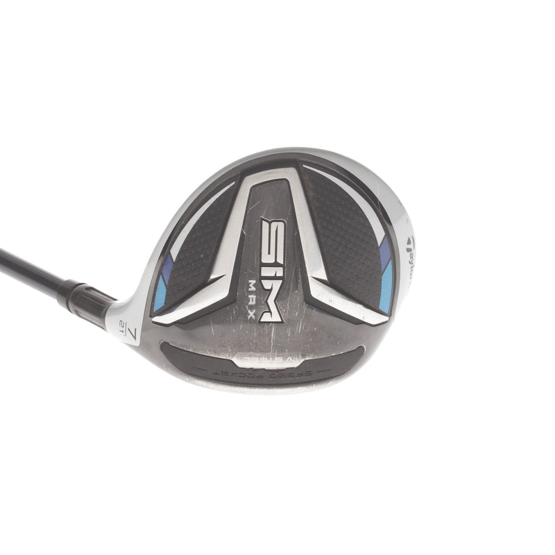 TaylorMade Sim Max Graphite Mens Right Hand Fairway 7 Wood 21* Regular - Fujikura Ventus Blue 5-R
