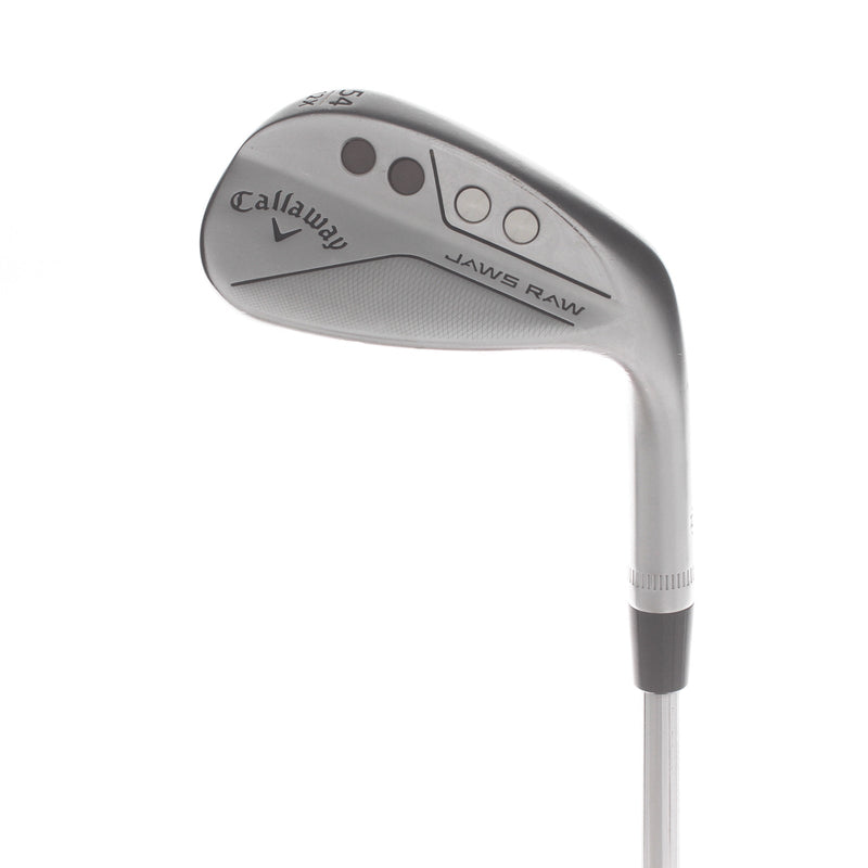 Callaway Jaws Raw Steel Mens Right Hand Sand Wedge 12 Bounce X Grind Wedge - Dynamic Gold Spinner 115