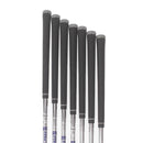 Ping G710 Steel Mens Right Hand Blue Dot Irons 4-PW 1* Upright Regular - Ping AWT 2.0