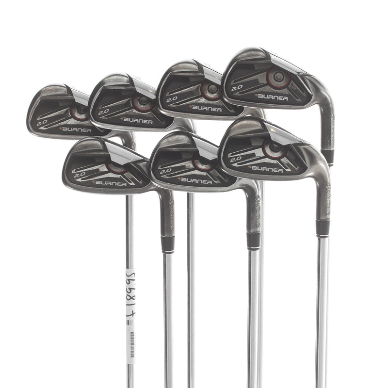 TaylorMade Burner 2.0 Steel Mens Right Hand Irons 4-PW Regular - TaylorMade 85