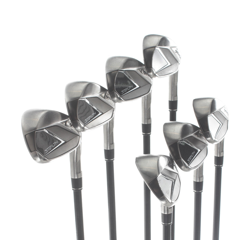 TaylorMade Stealth Graphite Mens Right Hand Irons 4-PW Senior - Fujikura Airspeeder 50