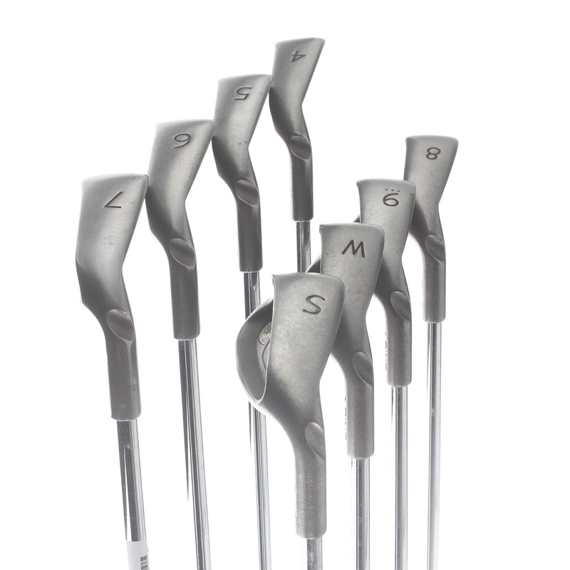 Ping G10 Steel Mens Right Hand Irons 4-SW Black Dot Regular - Ping AWT