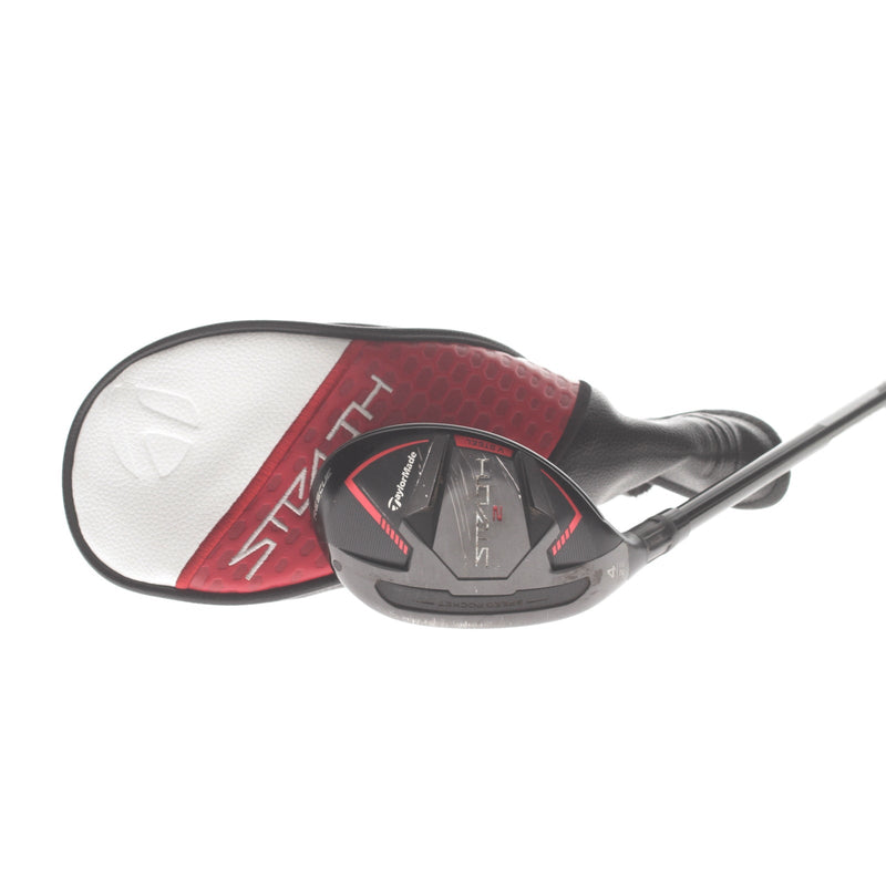 TaylorMade Stealth 2 Graphite Mens Left Hand 4 Hybrid 22* Stiff - Fujikura Ventus TR HB 7-S
