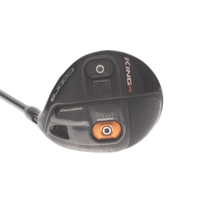 Cobra King F6 Graphite Mens Right Hand Fairway 3 Wood 14.5* Standard Regular - Matrix Ozik MFS Q4 Red Tie 65