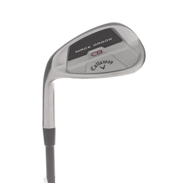 Callaway Mack Daddy CB Graphite Mens Left Hand Gap Wedge 46* 10 Bounce Wedge - KBS Hi-Rev 80