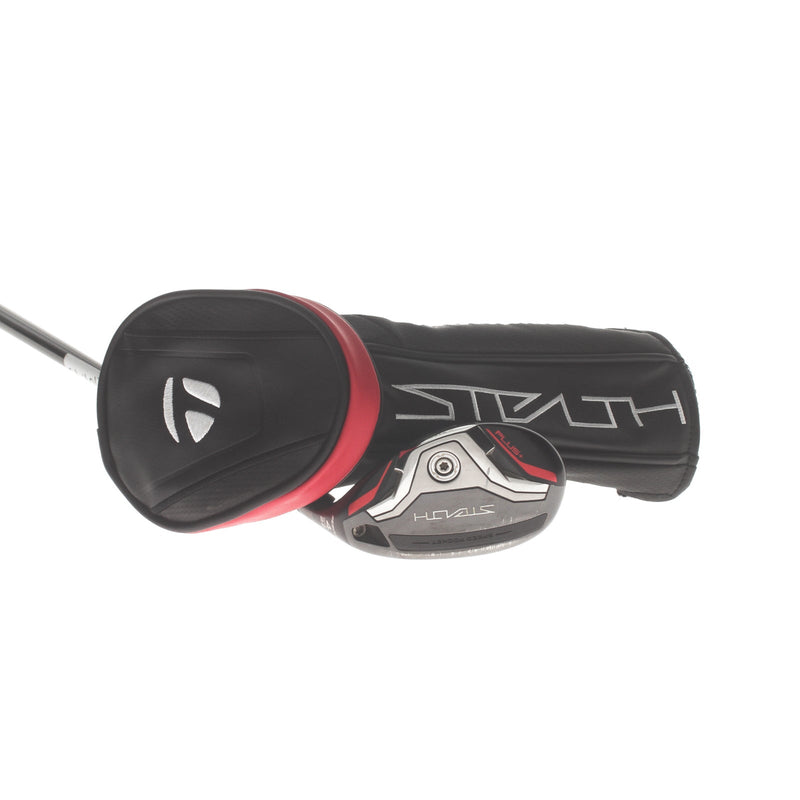 TaylorMade Stealth Plus+ Graphite Mens Right Hand 4 Hybrid 22* Stiff - HZRDUS Smoke RDX Red 80g