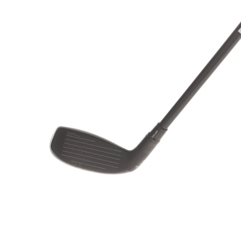 TaylorMade Stealth Plus+ Graphite Mens Right Hand 4 Hybrid 22* Stiff - HZRDUS Smoke RDX Red 80g