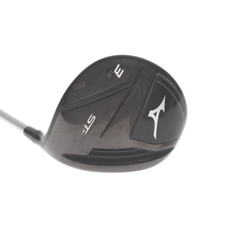 Mizuno ST-X 220 Graphite Mens Right Hand Fairway 3 Wood 15* Stiff - Aldila Ascent Red 60