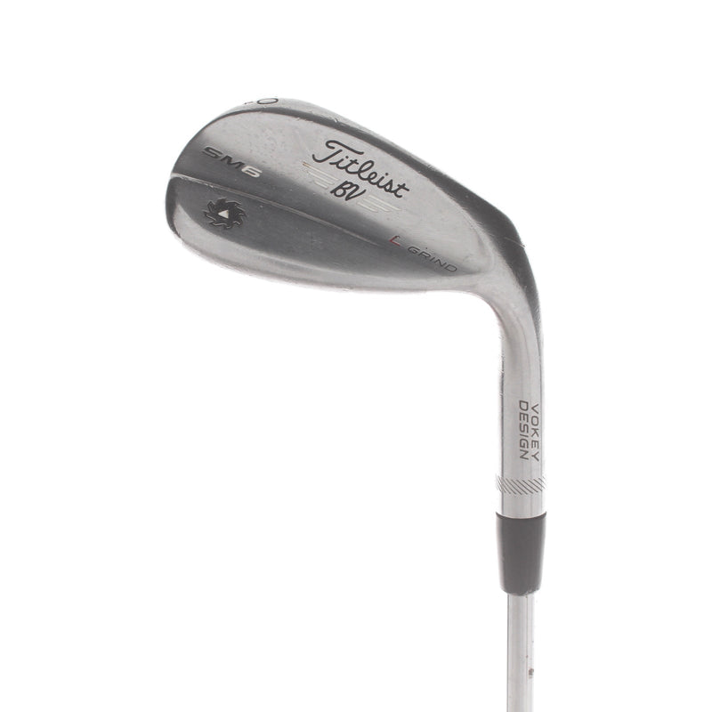 Titleist BV SM6 Steel Mens Right Hand Lob Wedge 60* 4 Bounce L Grind Wedge - BV SM6