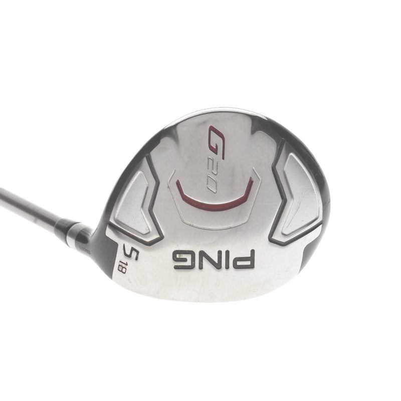 Ping G20 Graphite Mens Right Hand Fairway 5 Wood 18* Stiff - Ping TFC 169F