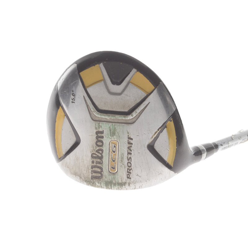 Wilson LCG Prostaff Graphite Mens Left Hand Fairway 3 Wood 15* Regular - Prostaff Deep Launch