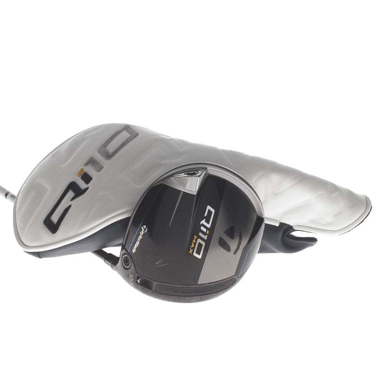 TaylorMade Qi10 Max Graphite Mens Right Hand Driver 10.5* Stiff - Hzrdus Smoke Blue RDX 6.0 70g