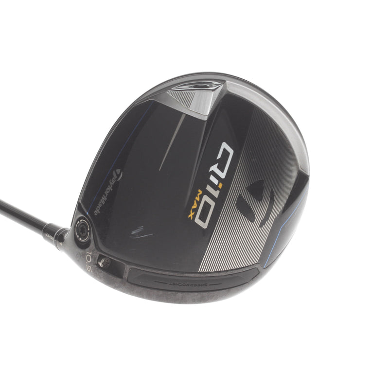 TaylorMade Qi10 Max Graphite Mens Right Hand Driver 10.5* Stiff - Hzrdus Smoke Blue RDX 6.0 70g