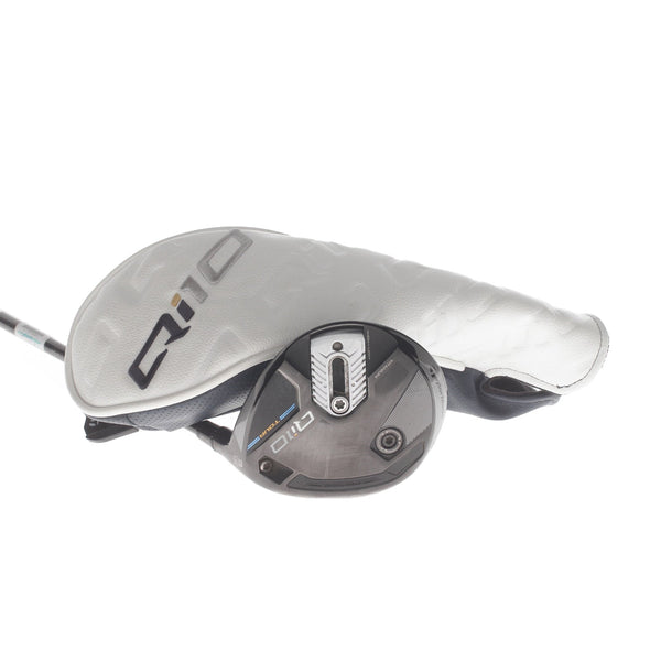 TaylorMade Qi10 Tour Graphite Mens Right Hand Fairway 3 Wood Stiff - HZRDUS RDX Smoke 6.0 60g Red