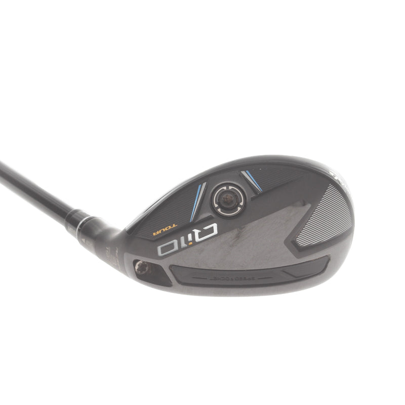 TaylorMade Qi10 Tour Graphite Mens Right Hand 3 Hybrid Stiff - HZRDUS RDX Smoke 6.0 80g Red