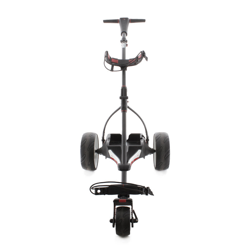 Motocaddy S1 3-Wheel Electric Trolley 18 Hole Lead Acid - Black White