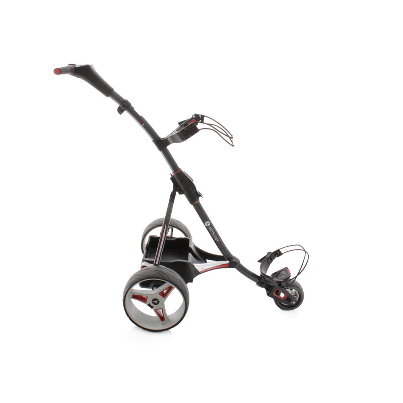 Motocaddy S1 3-Wheel Electric Trolley 18 Hole Lead Acid - Black White