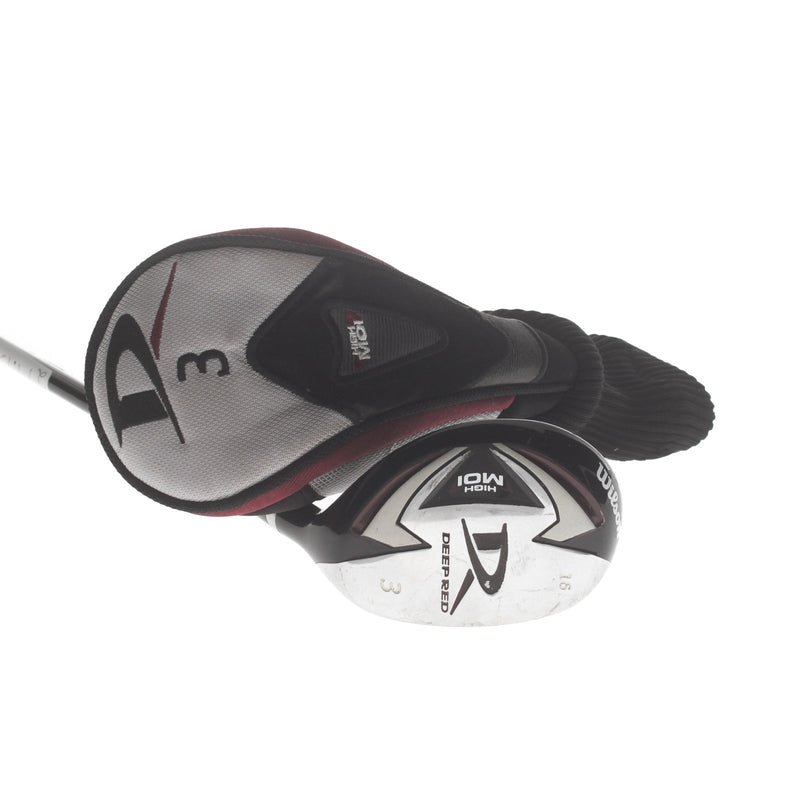 Wilson Deep Red Graphite Mens Right Hand 3 Hybrid Regular - Wilson