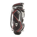 Wilson Deep Red Cart Bag - Black/Red/White