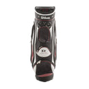 Wilson Deep Red Cart Bag - Black/Red/White