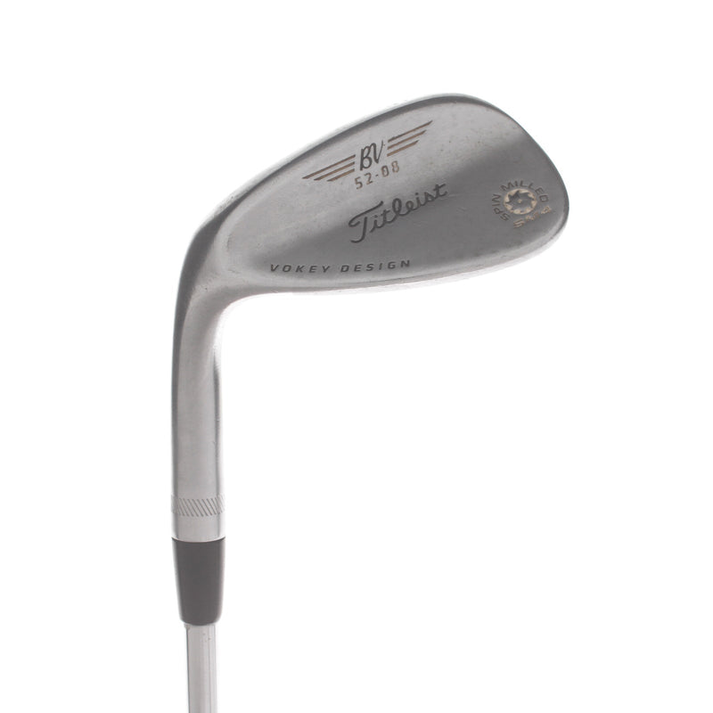 Titleist SM4 Steel Mens Left Hand Gap Wedge 8 Bounce Wedge - BV Vokey Design