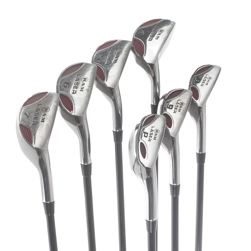 Ram Laser Graphite Mens Right Hand Irons 4-PW Regular - Ram
