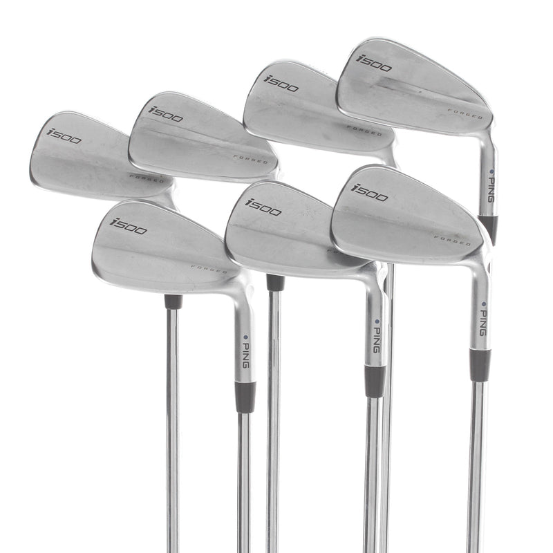 Ping i500 Steel Mens Right Hand Blue Dot Irons 4-PW 1* Upright Stiff - Dynamic Gold 120