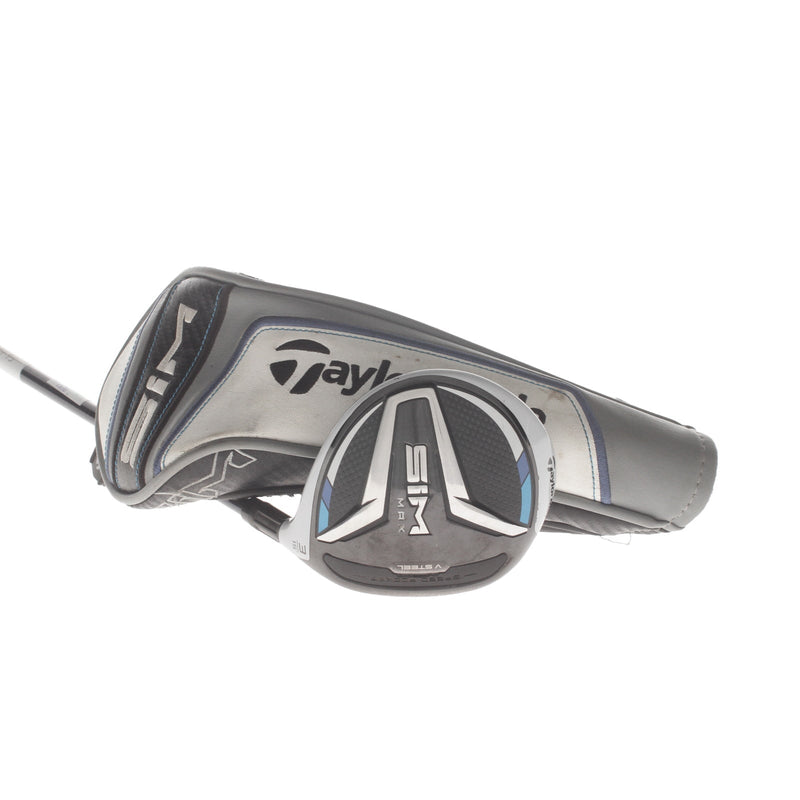 TaylorMade Sim Max Graphite Mens Right Hand Fairway 3 Wood 15* Regular - Fujikura Ventus FW 5-R