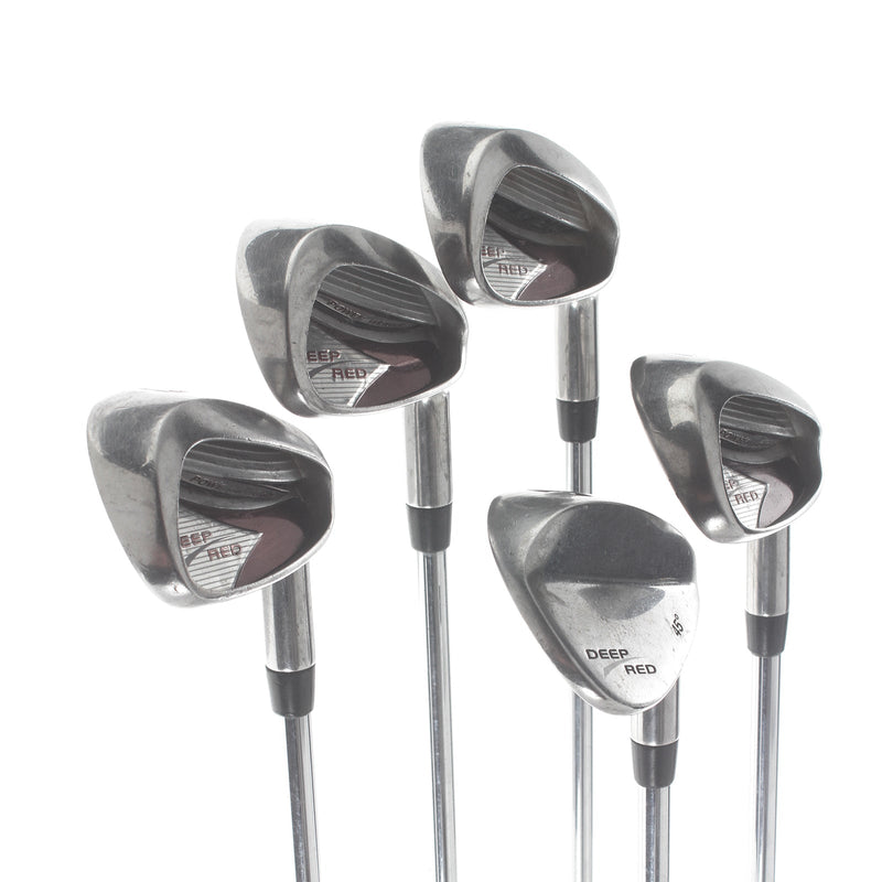 Wilson Deep Red Steel Mens Right Hand Irons 5-PW Regular - Wilson