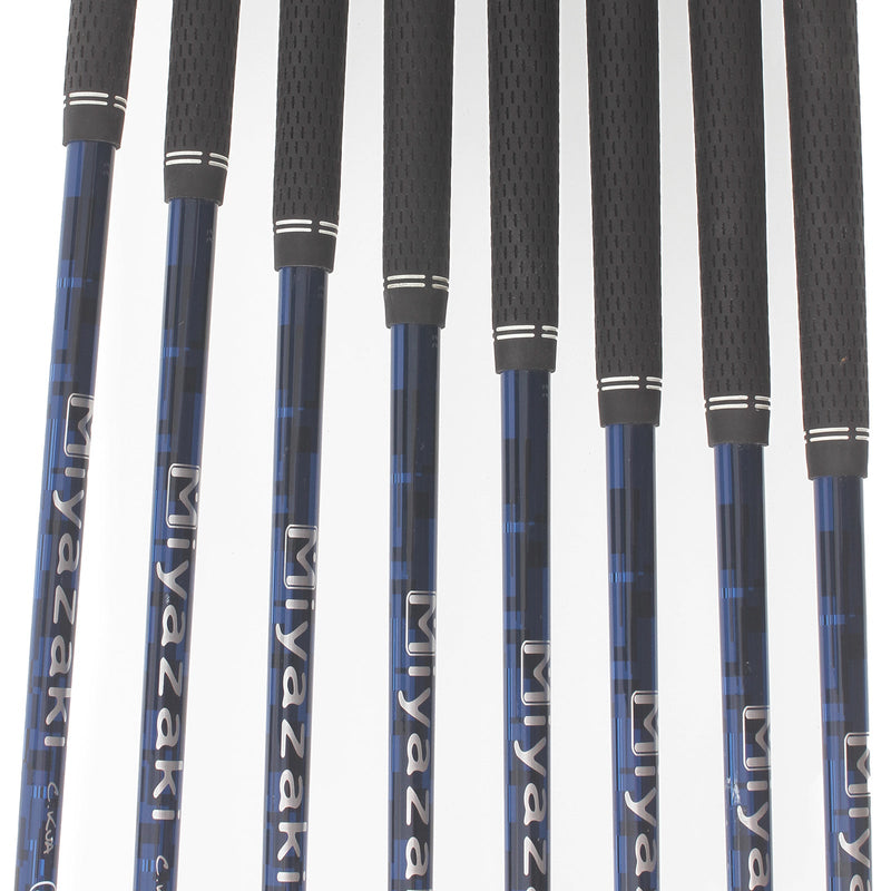Cleveland Launcher HB Graphite Mens Right Hand Irons 4-SW Senior - Miyazaki Blue 6A