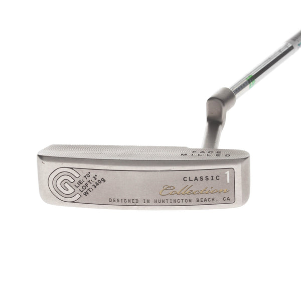 Cleveland Classic Collection HB #1 Mens Right Hand Putter 34" Blade - Winn Pro Pistol