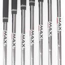 Wilson D9 Steel Mens Left Hand Irons 5-SW Regular - KBS Max Ultralite