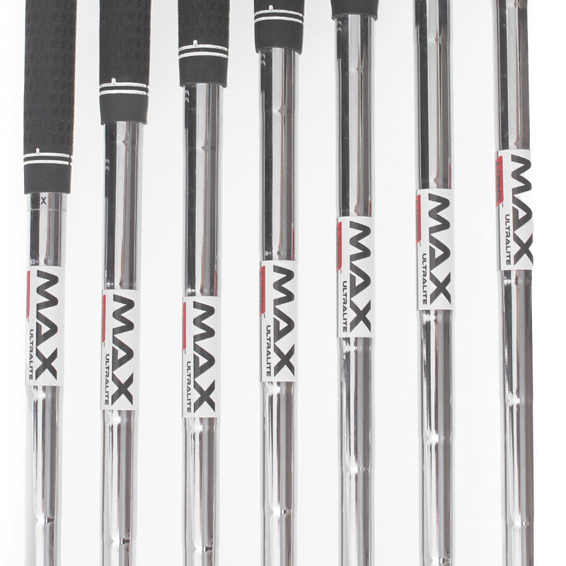 Wilson D9 Steel Mens Left Hand Irons 5-SW Regular - KBS Max Ultralite